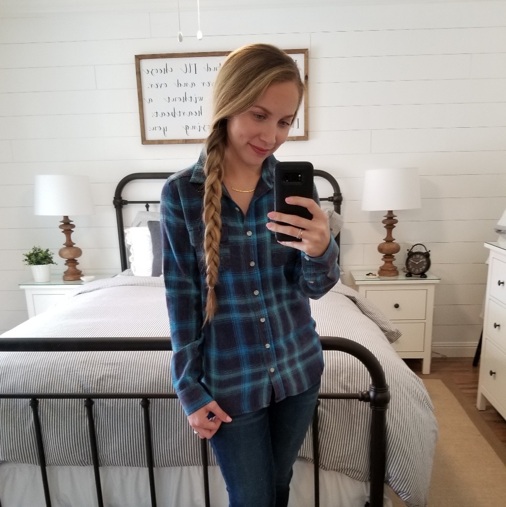 Mossimo Blue Flannel